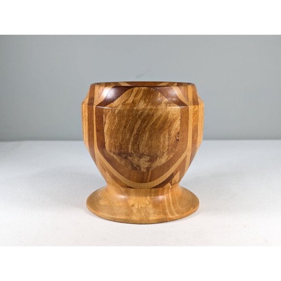 Vintage wooden candle holder centrepiece by Petes Wood Crafts, Handmade Peter - Picture 4 of 10